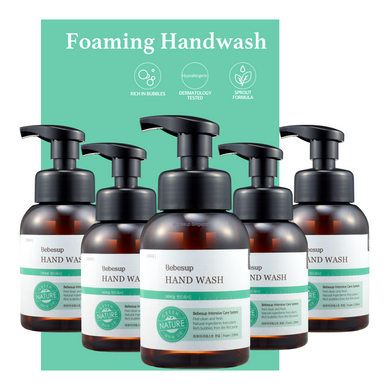 Foaming Hand Wash, 250ml x 5 (Nature Green)