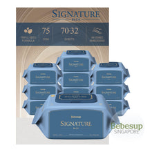 Signature Blue Baby Wipes, 70s x 10 Packs