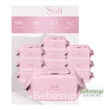 Soft Baby Wipes, 80s x 10 Packs