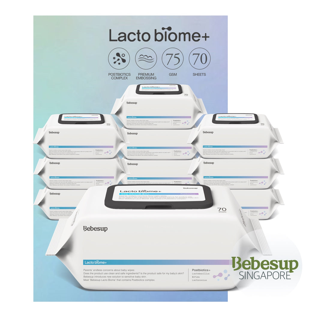 Lacto Biome+ Baby Wipes, 70s x 10 Packs