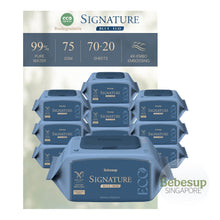 [Biodegradable] Signature Blue Eco Baby Wipes, 70s x 10 Packs