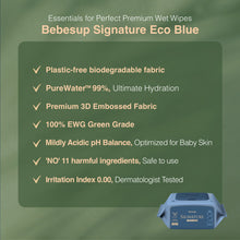 [Biodegradable] Signature Blue Eco Baby Wipes, 70s x 10 Packs