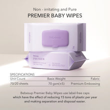 Premier Baby Wipes, 20s x 12 packs